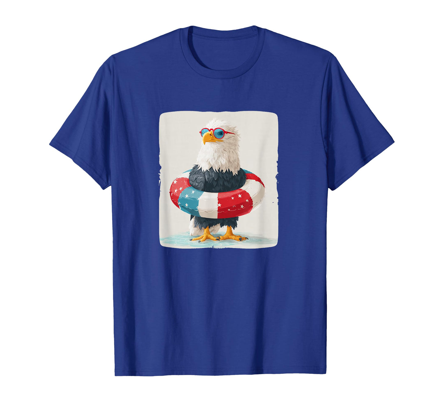 Awesome Holiday Look with This Pool Ring Eagle Costume T-Shirt