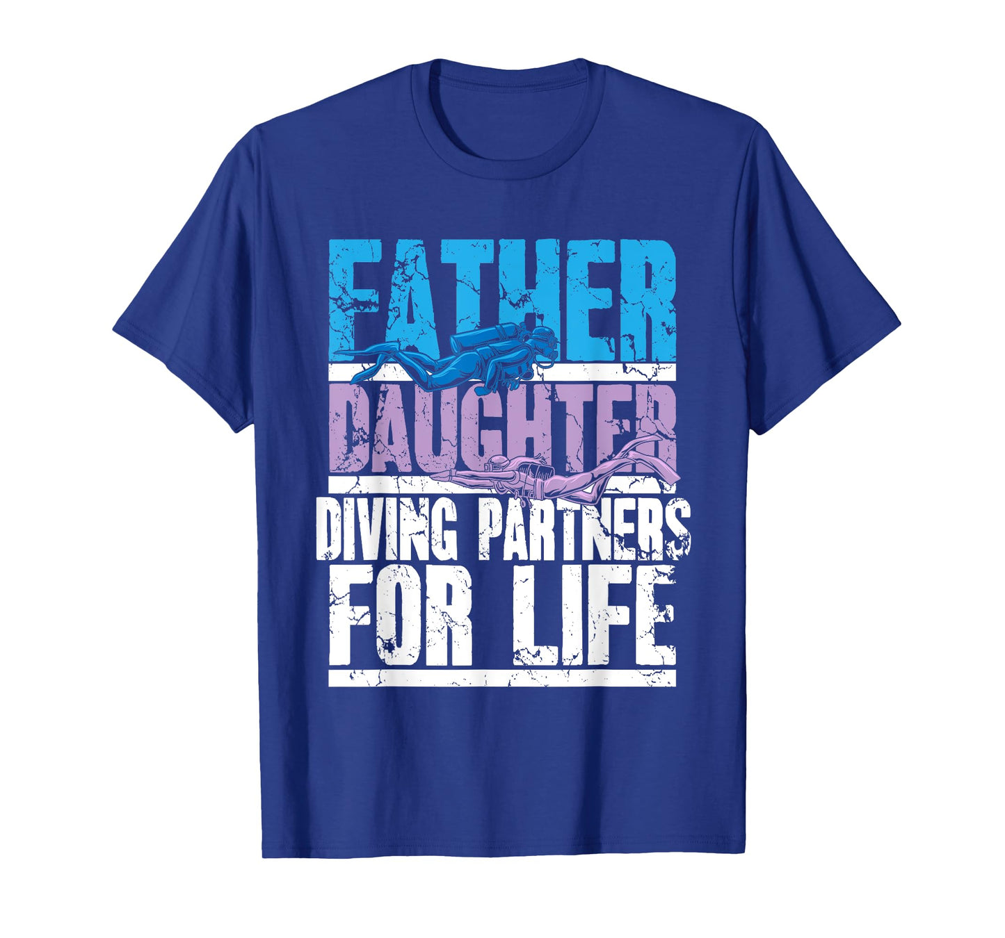 Scuba Diving Dad and Daughter Diving Partners for Life T-Shirt