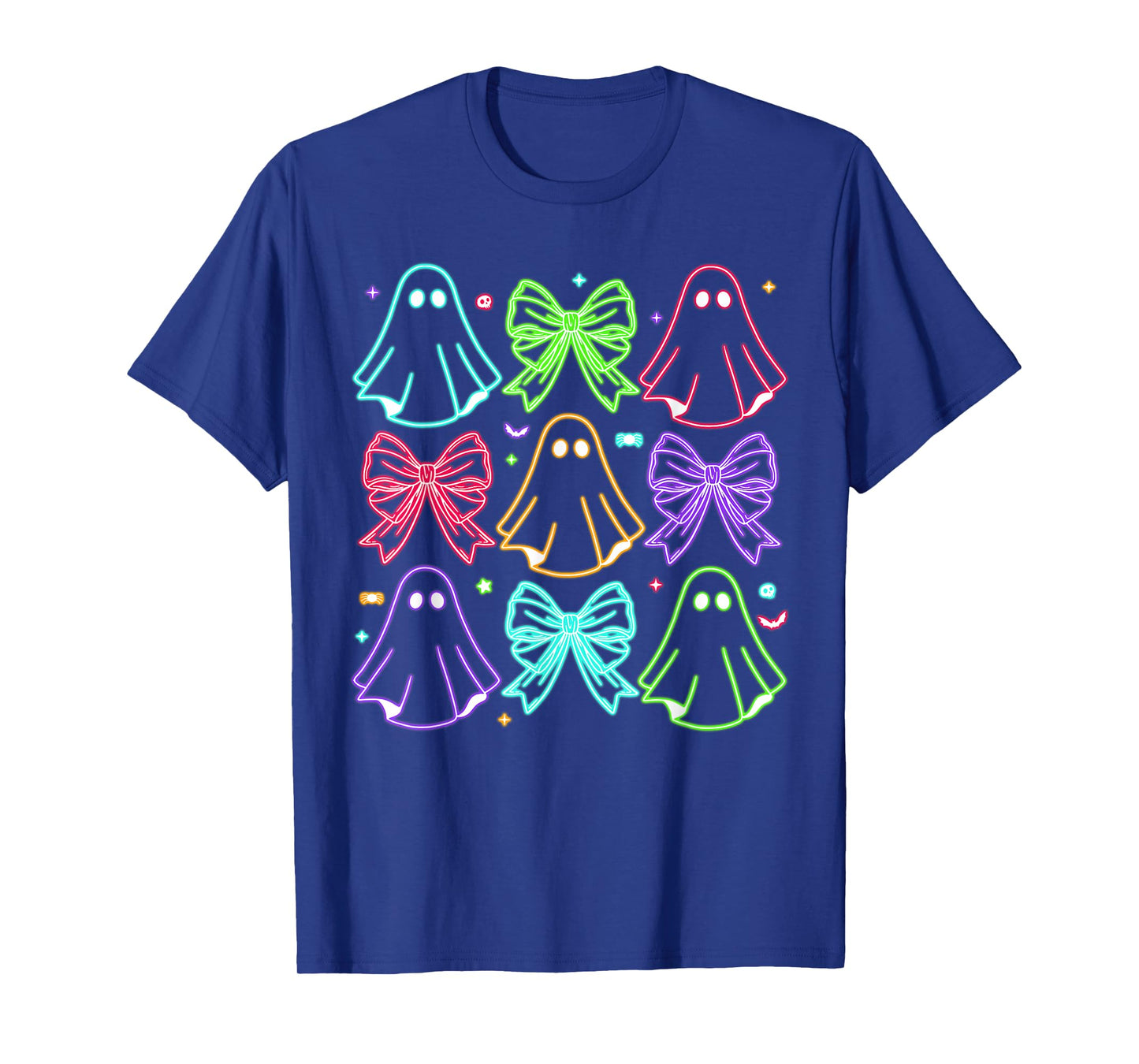Funny Cute Boo Ghost Spooky Season Glow In Halloween Night T-Shirt