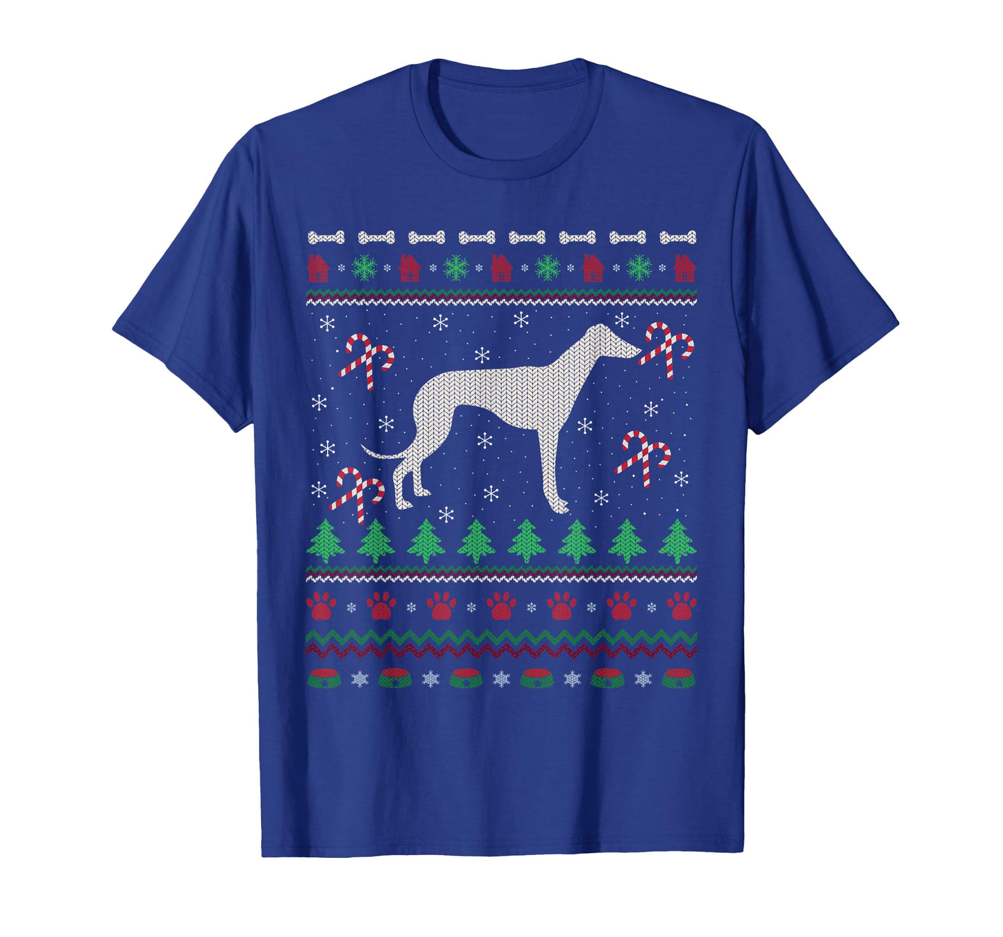 Ugly Xmas Sweater Santa Italian Greyhound Dog Christmas Men Women Kids T-Shirt