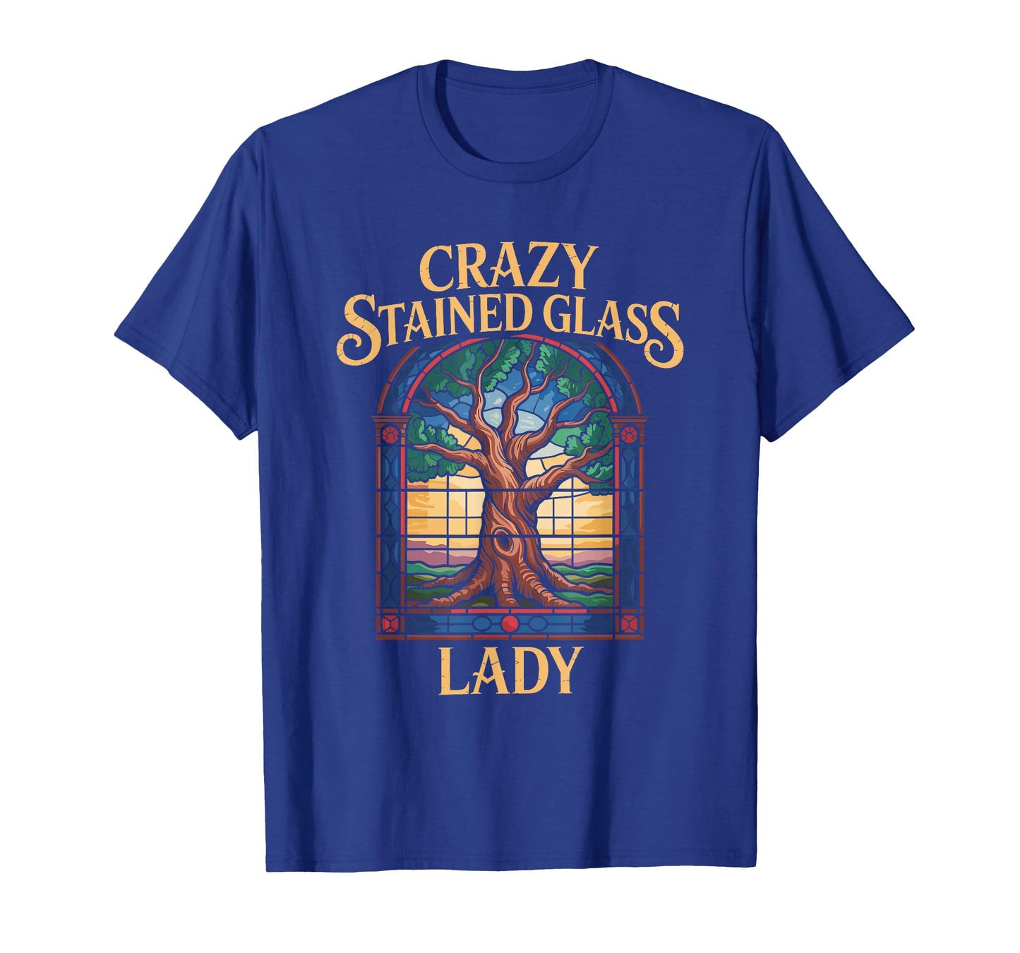 Crazy Stained Glass Art, Mosaic Art and Window Magic Hanging T-Shirt