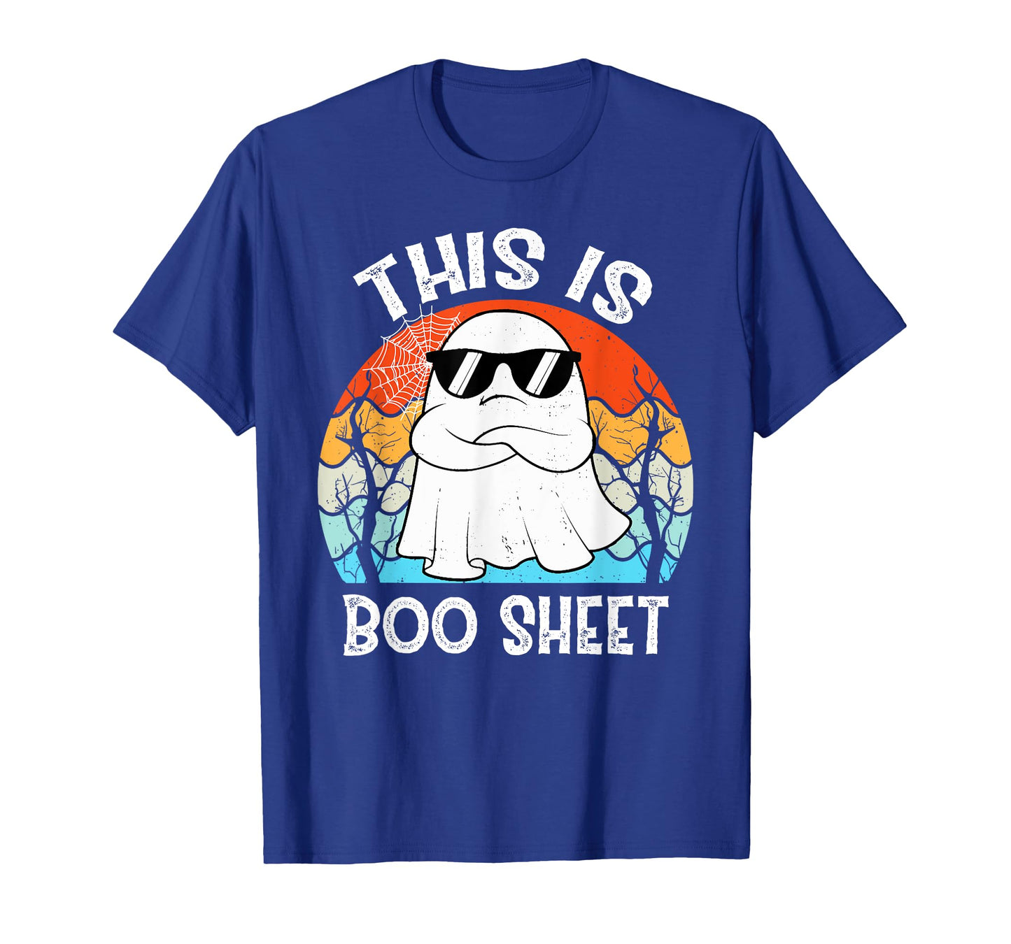 Vintage This Is Some Boo Sheet Ghost Retro Halloween Funny T-Shirt