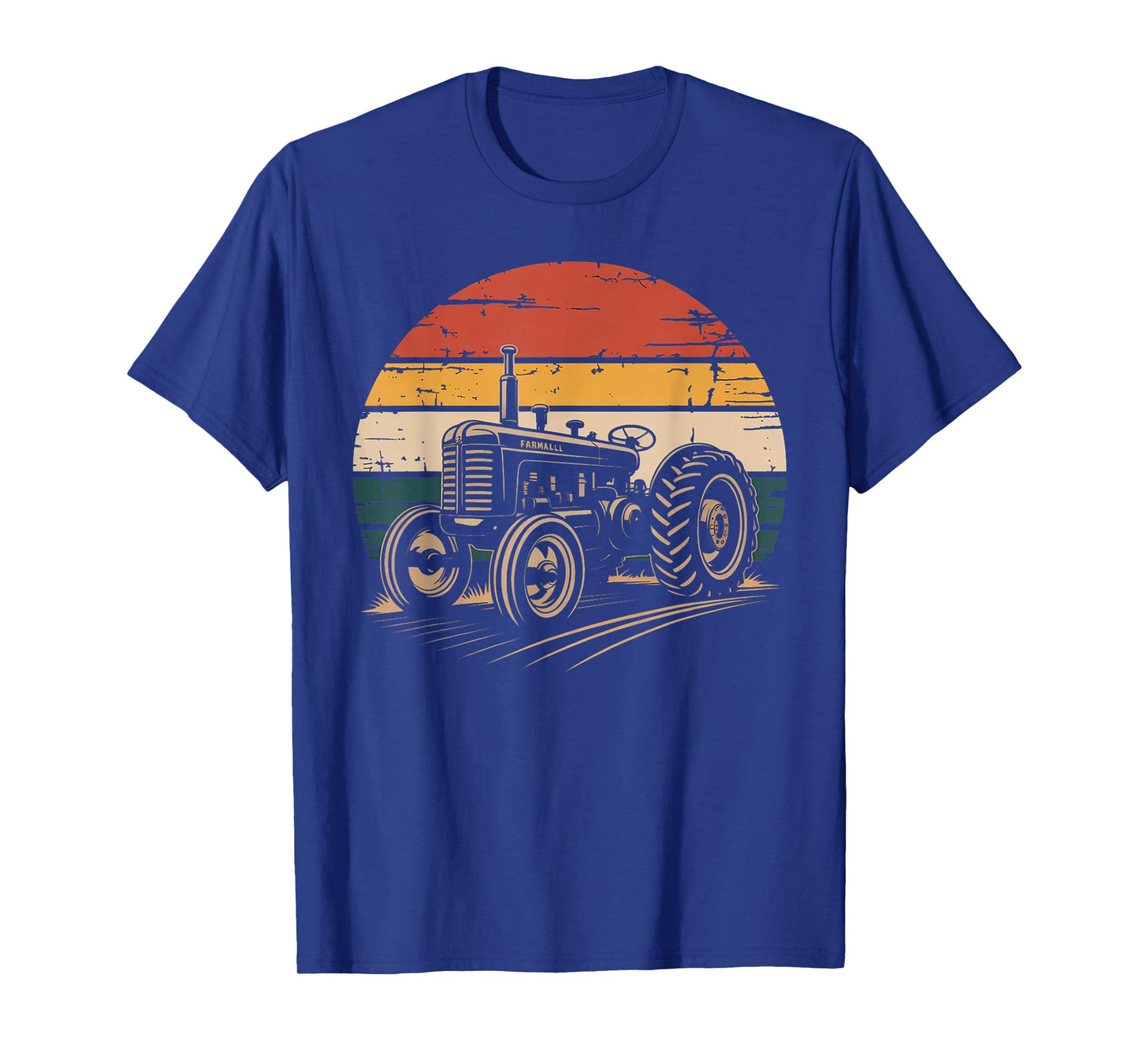 Retro Farm Tractor Farmer Agriculture Life Vintage Men Women T-Shirt