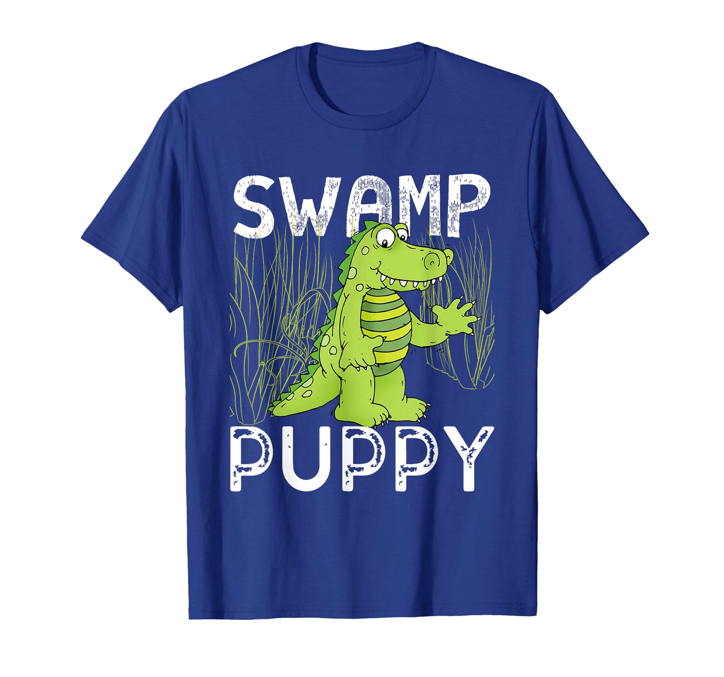 Quirky Swamp-Themed Alligator Everglades Swamp Puppies T-Shirt