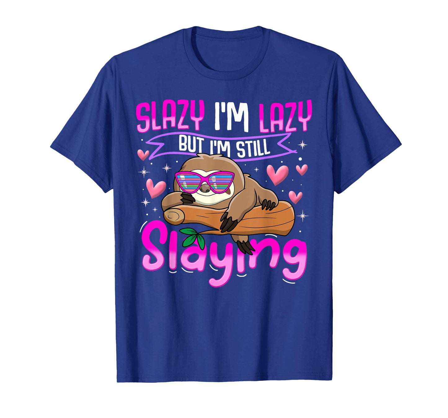 Tween Girl Shirt Funny Animal Sloth Trendy Slazy Gift T-Shirt