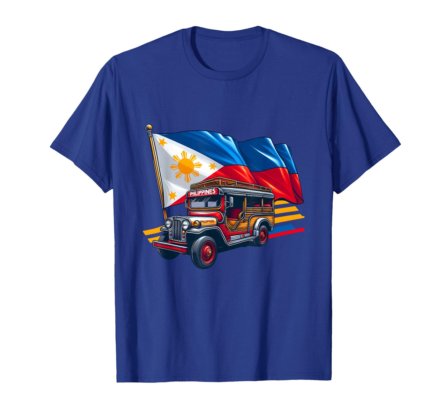 Philippines Flag Proud Filipino Souvenir Philippines Jeepney T-Shirt