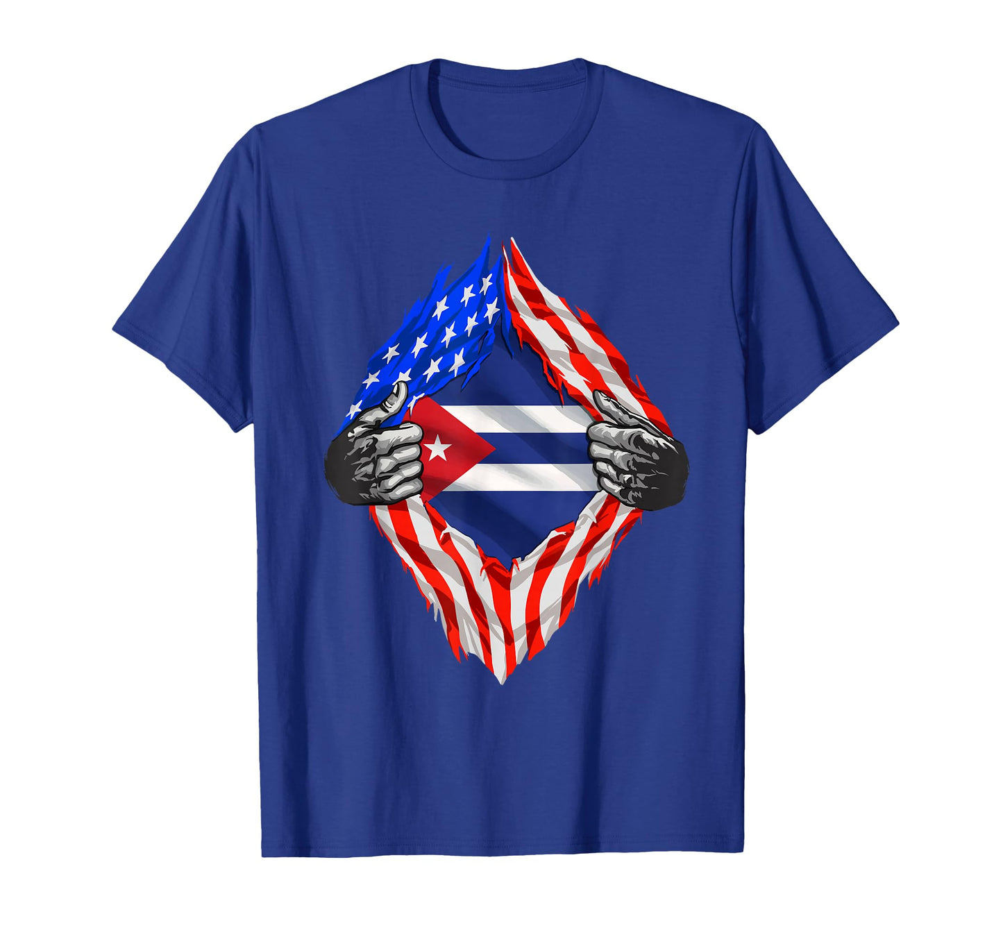 Cuba Shirt American Cuban Flag Hispanic Pride Cubans Roots T-Shirt