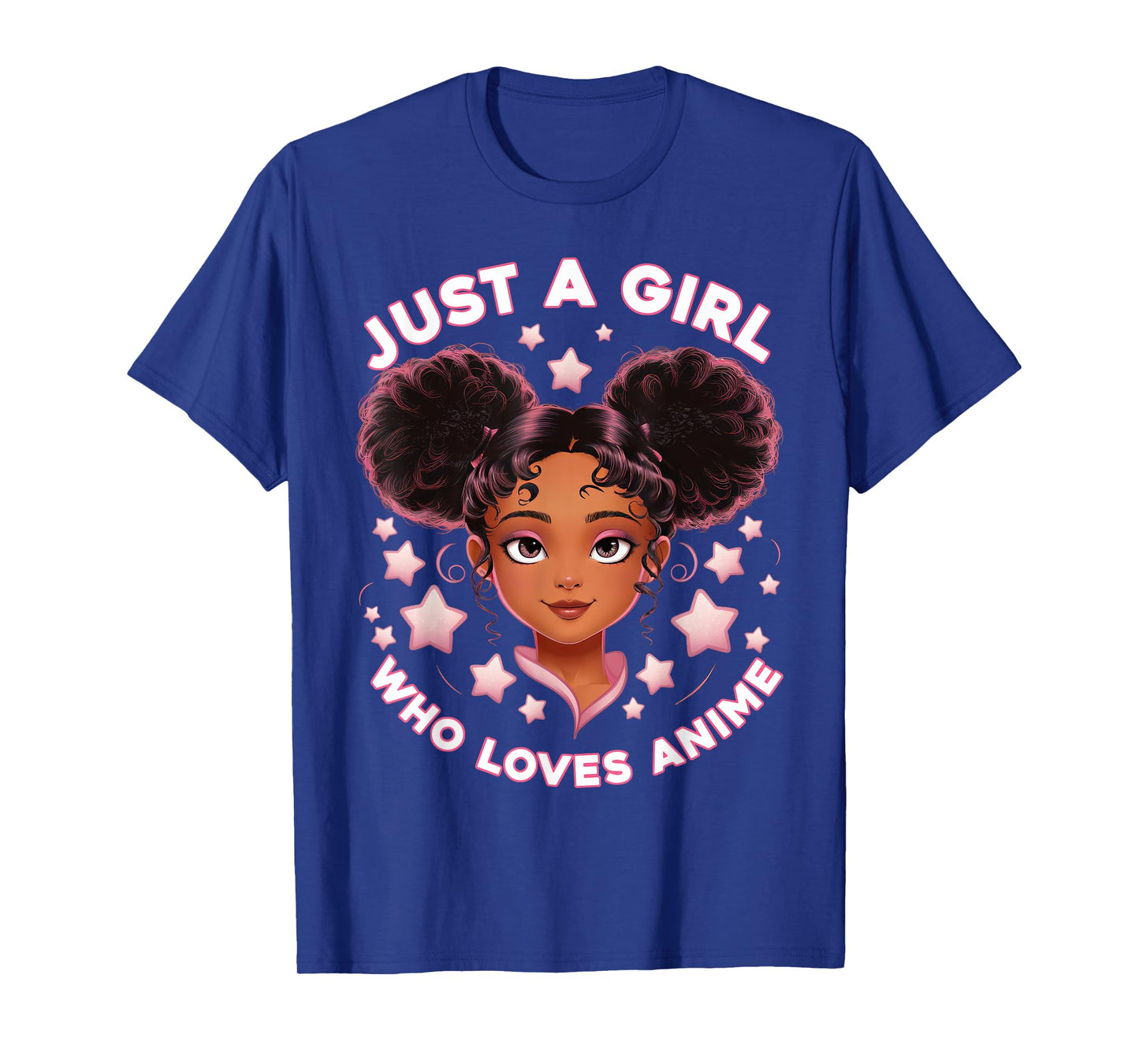 Just A Girl Who Loves Anime Otaku Merch African American T-Shirt