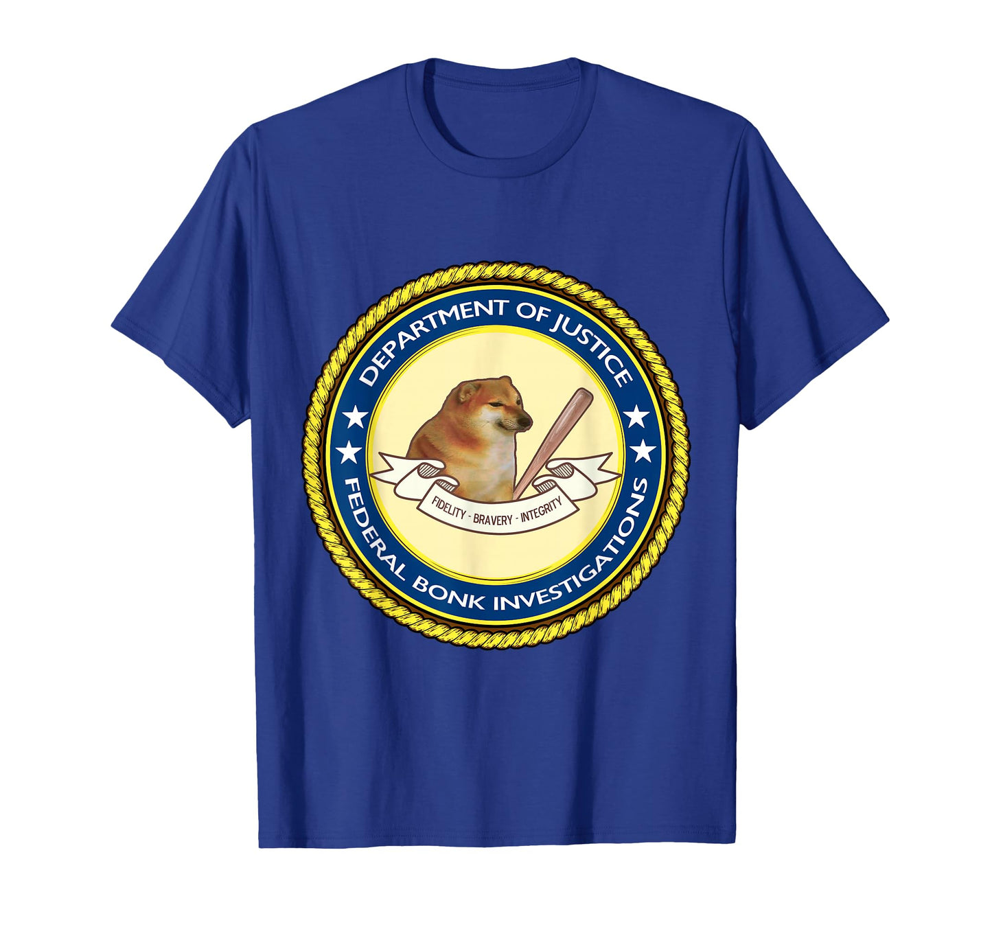 Federal Bonk Investigations - Cheems Doge Meme T-Shirt