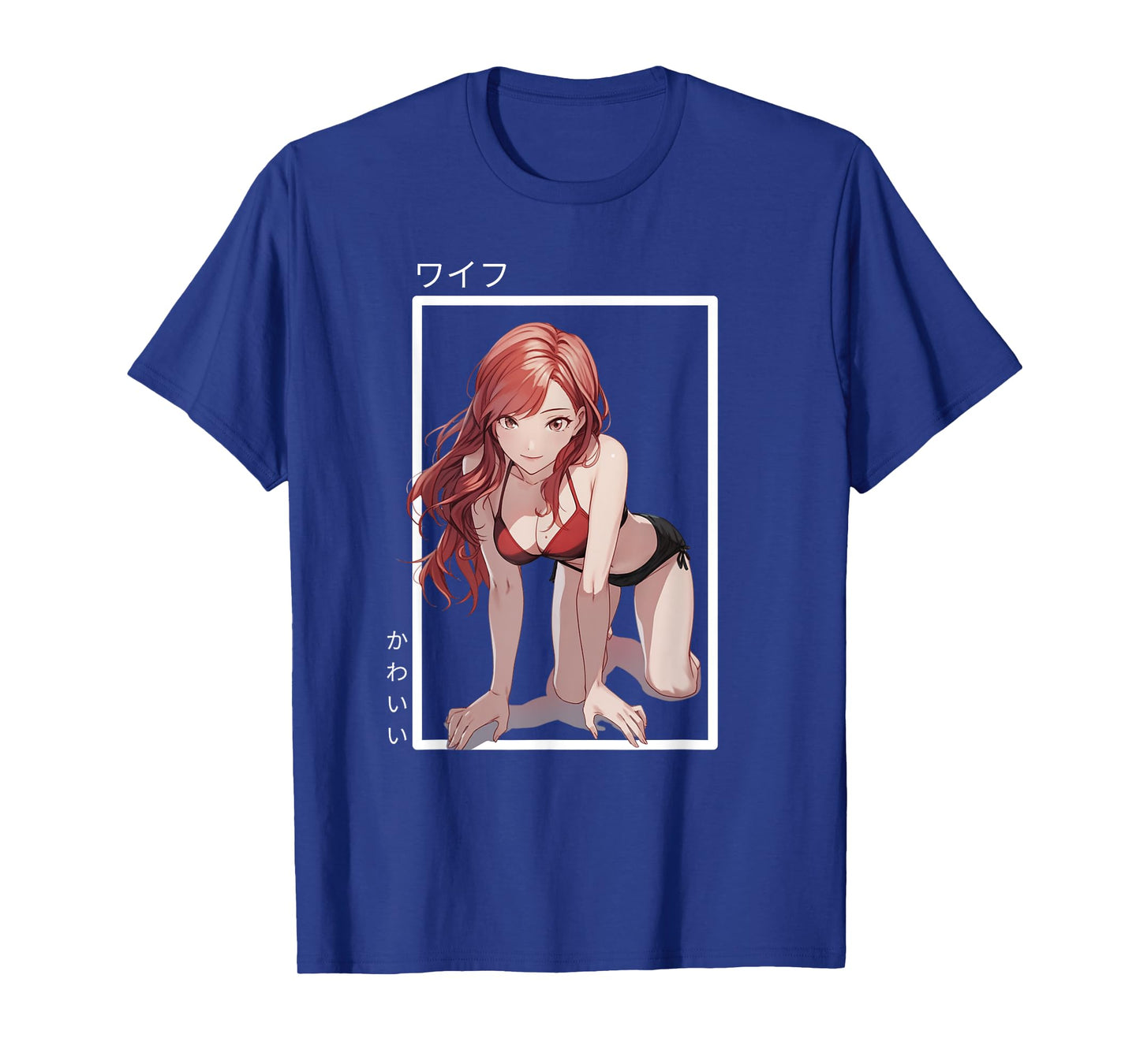 Waifu Anime Girl For Men Women Hentai Weeb Japanese Graphic T-Shirt