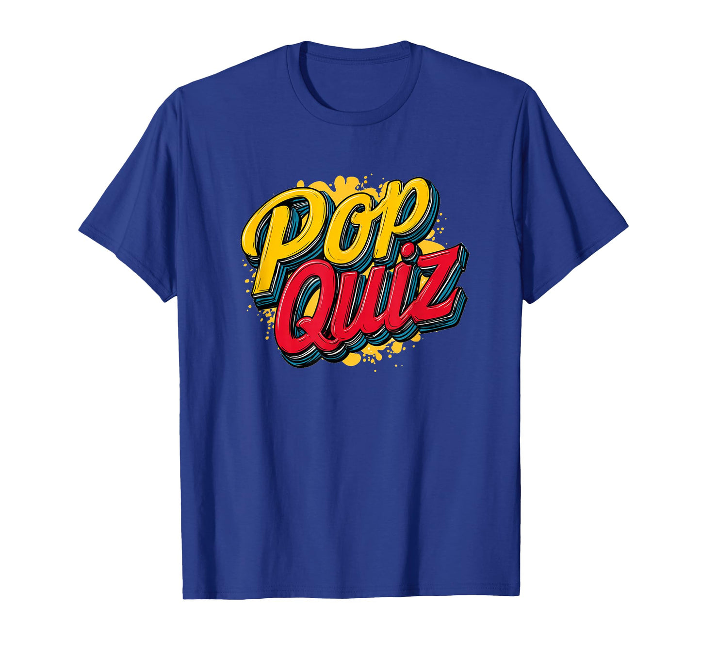 Vibrant Pop Quiz Logo T-Shirt