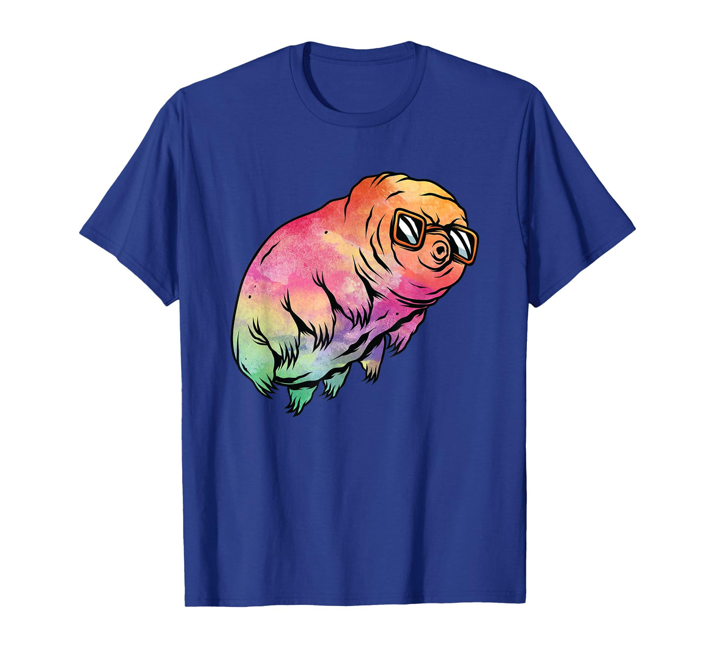 Big Rainbow Water Bear Microbiology Funny Tardigrade T-Shirt