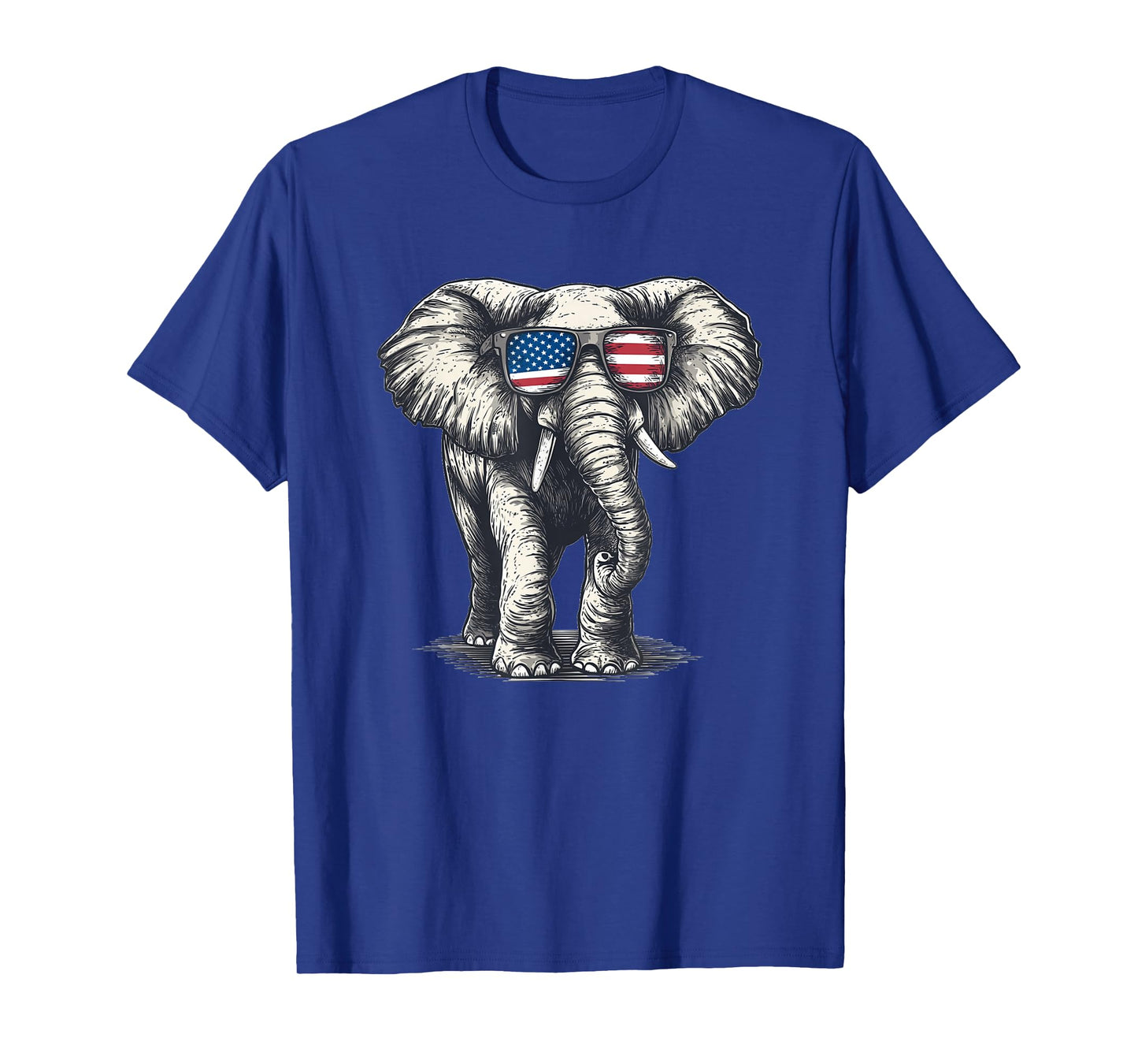 American Elephant with a Cool Sunglasses Vibe T-Shirt