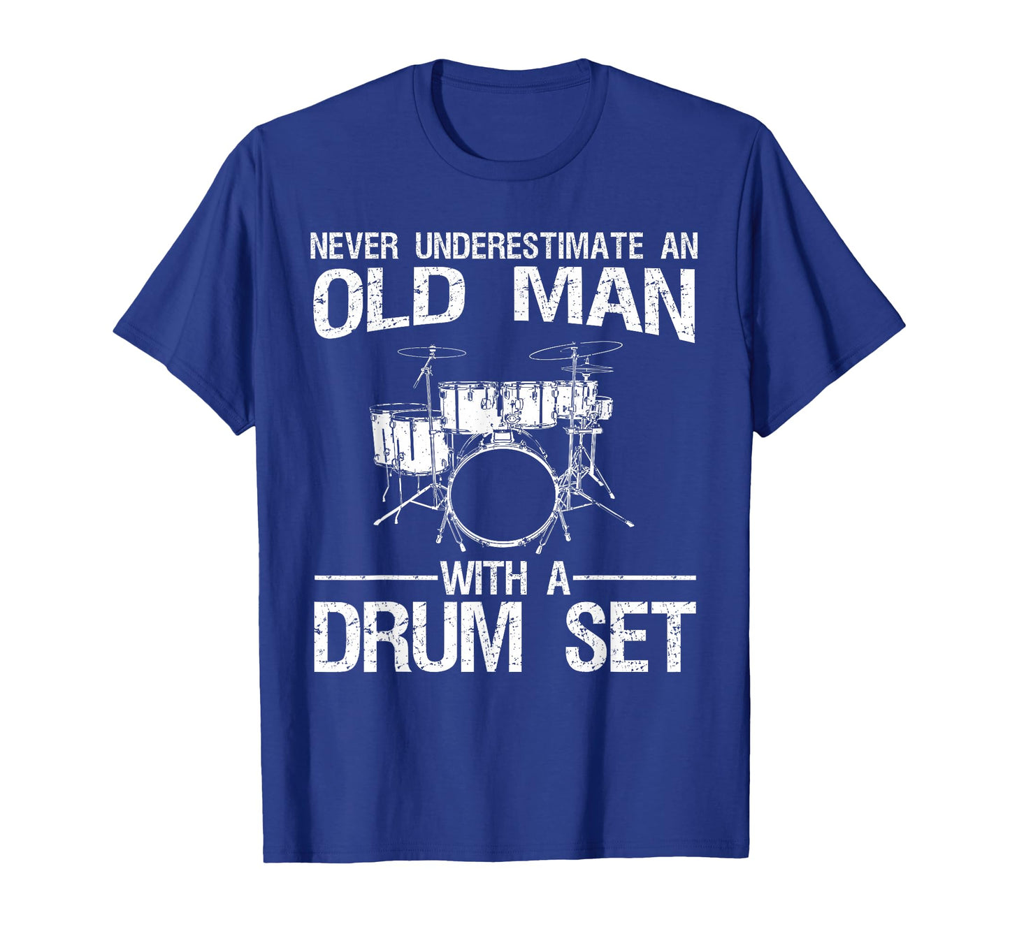 Cool Drummer Art Men Dad Drum Set Player Drum Kit Musician T-Shirt