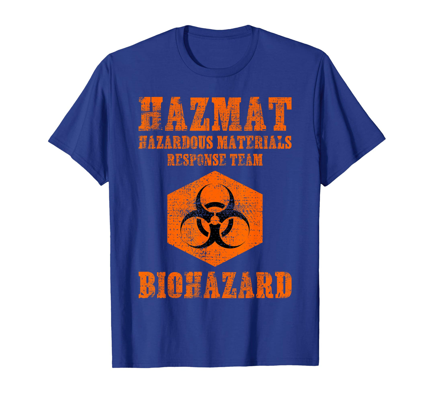 Hazardous Material Hazmat Response Team Grunge Biohazard T-Shirt