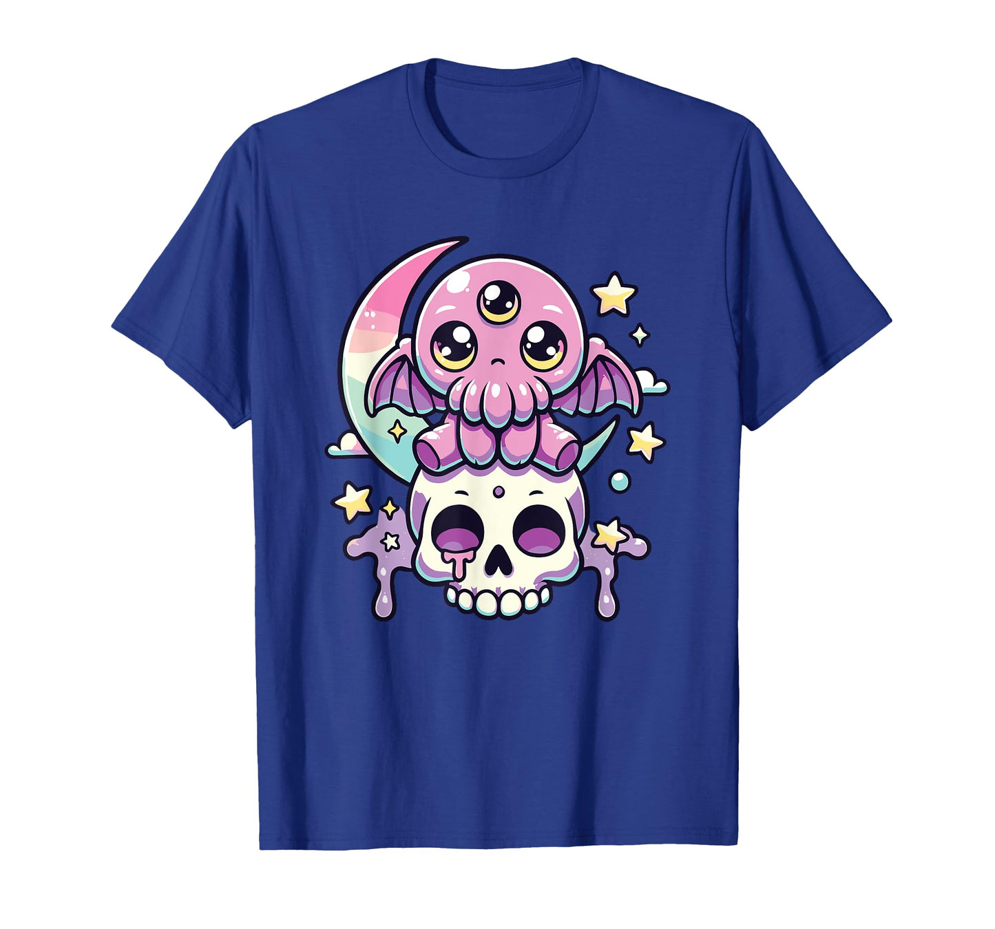 Kawaii Gothic Cthulhu Pastel Colors Gothic Goth Cthulhu T-Shirt