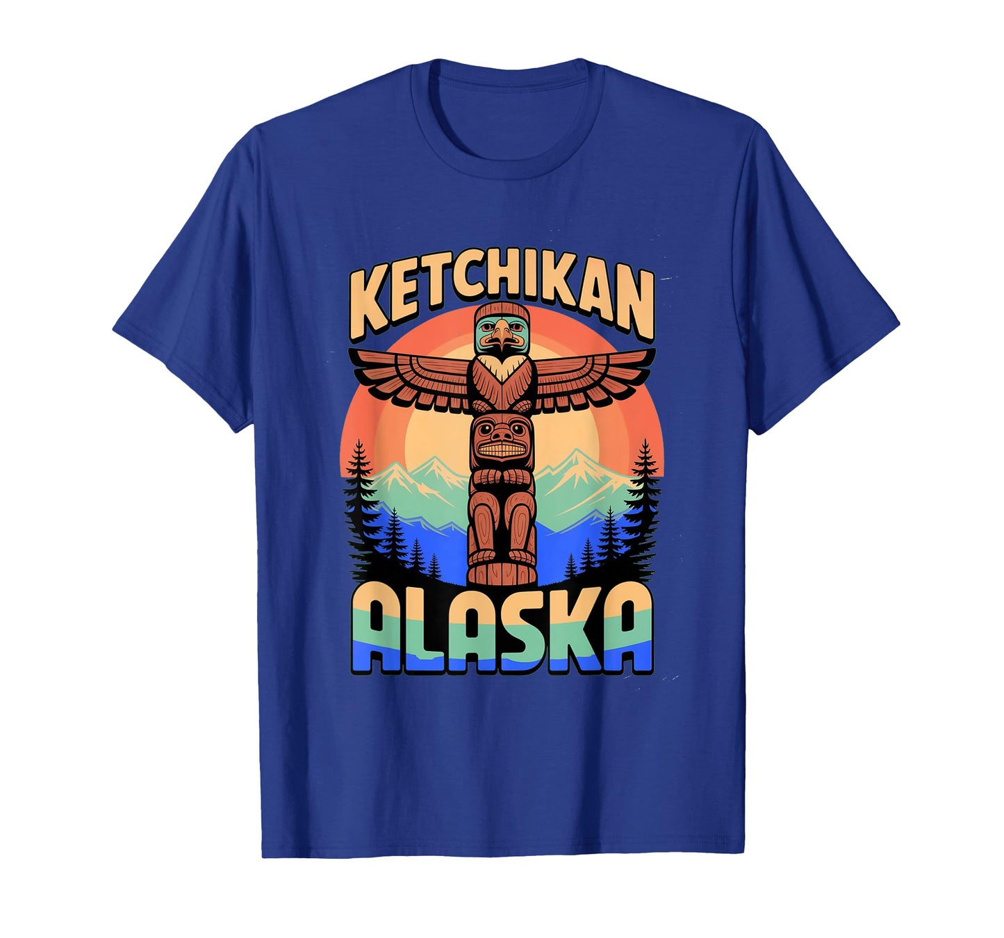 Alaska Totem Pole Ketchikan Souvenir & Native Art T-Shirt