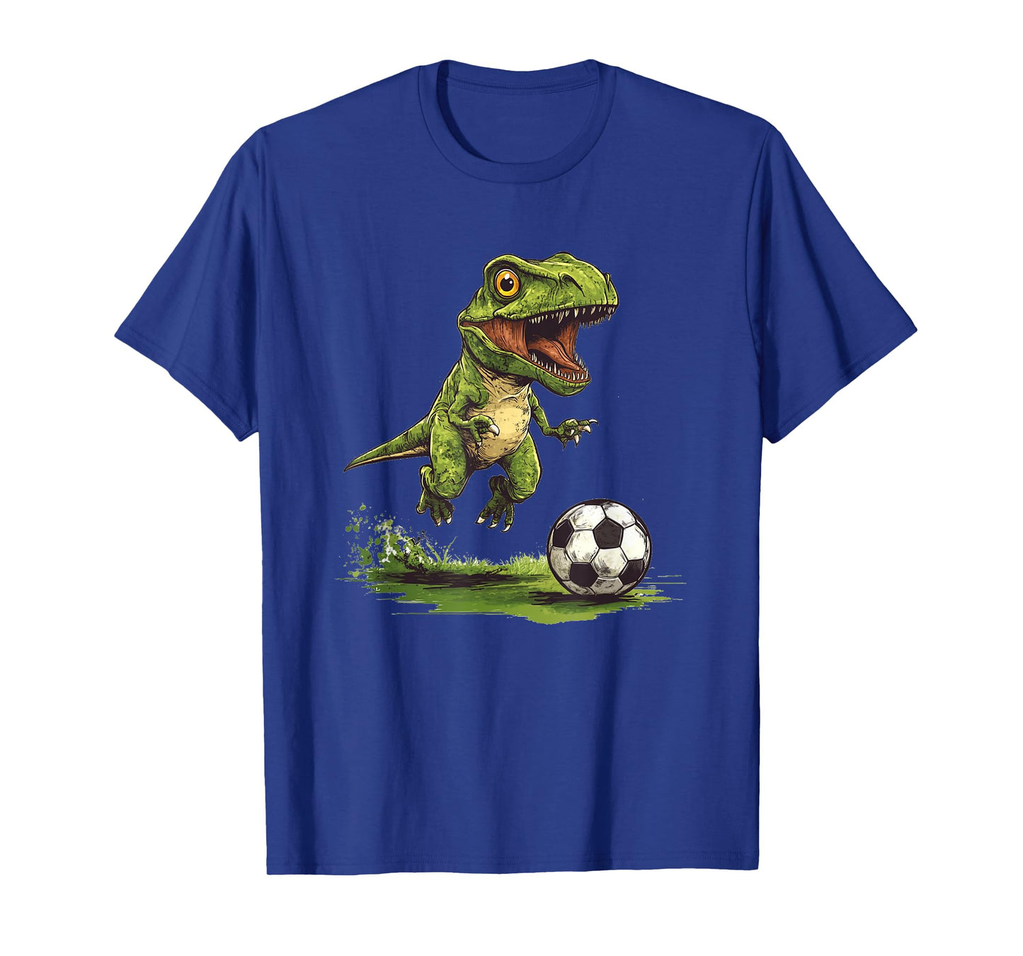Funny Soccer with Jurassic Dinosaur Outfit T-Shirt