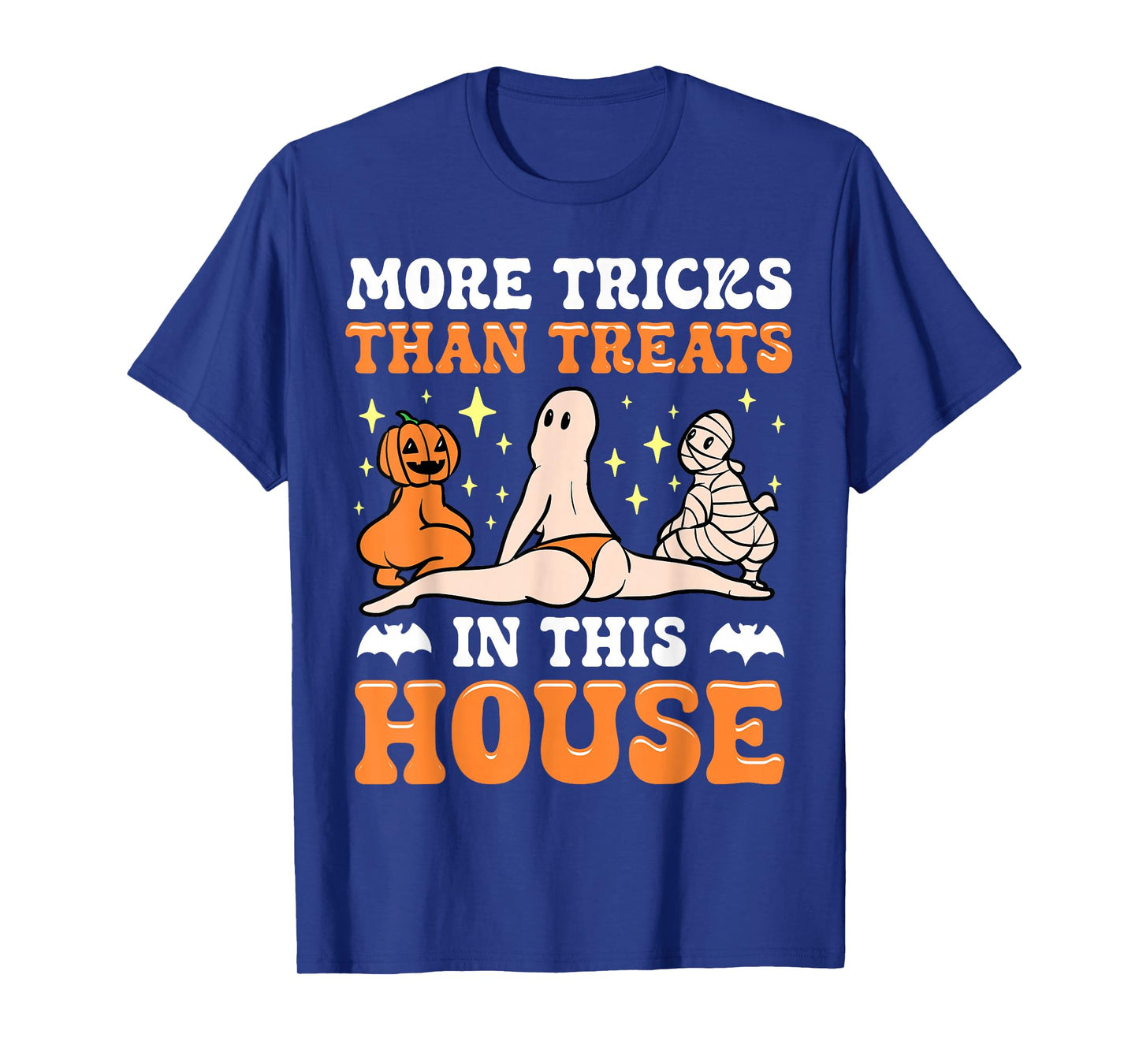 More Tricks Than Treats in This House Sexy Halloween Crew T-Shirt