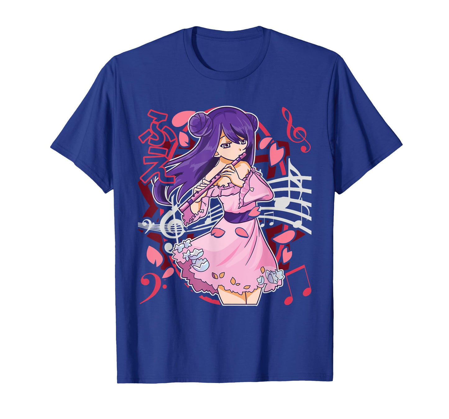 The Flutist | Anime Flute Musician Marching Band Manga Otaku T-Shirt