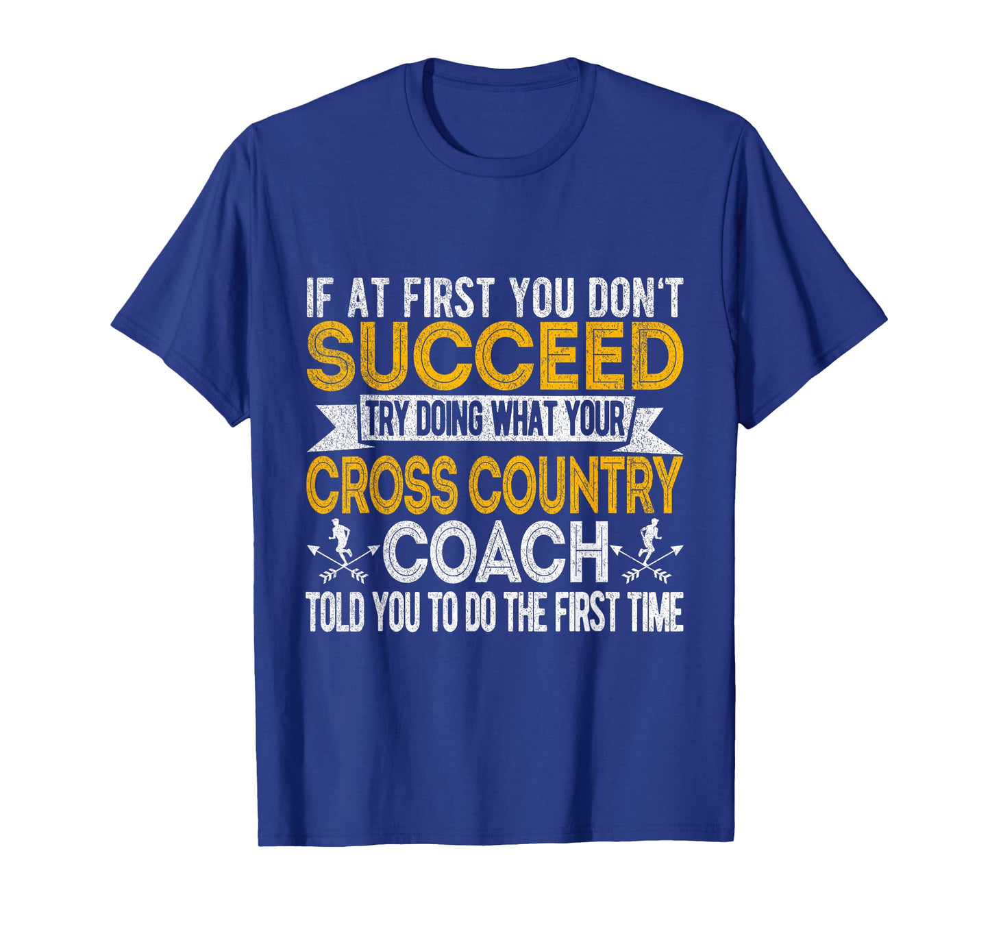 Funny Cross Country Coach Cross Country Running Runner Retro T-Shirt