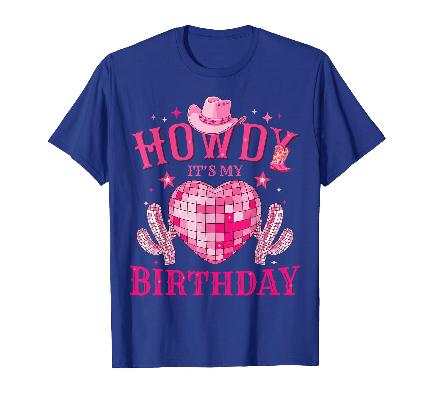 Howdy Its My Birthday Cowgirl Rodeo Western Girls Women T-Shirt