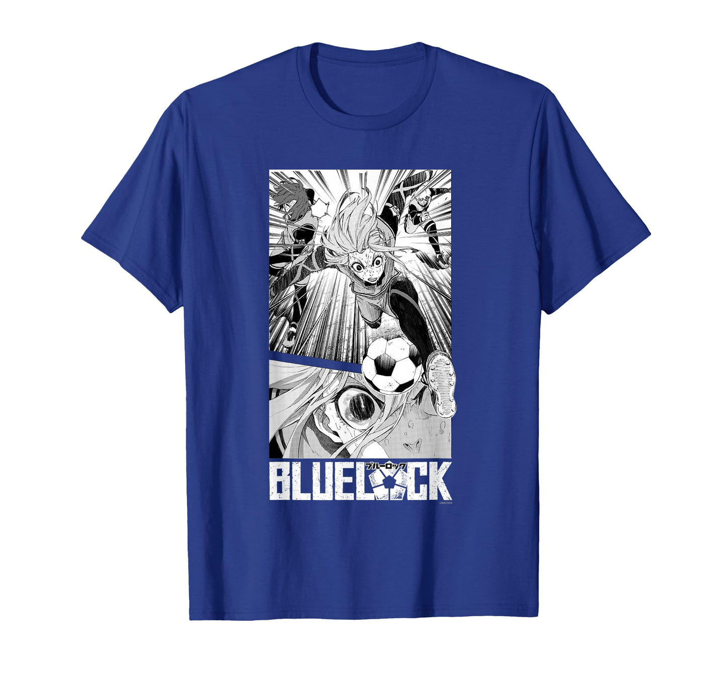Blue Lock Hyoma Chigiri Running Through Big Chest Portrait T-Shirt
