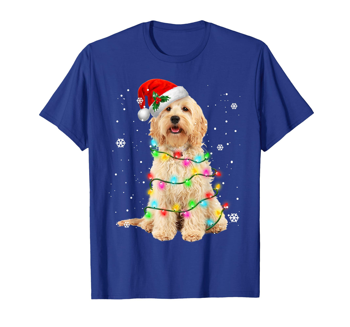 Goldendoodle Dog Tree Christmas Sweater Xmas Pet Dogs Gifts T-Shirt