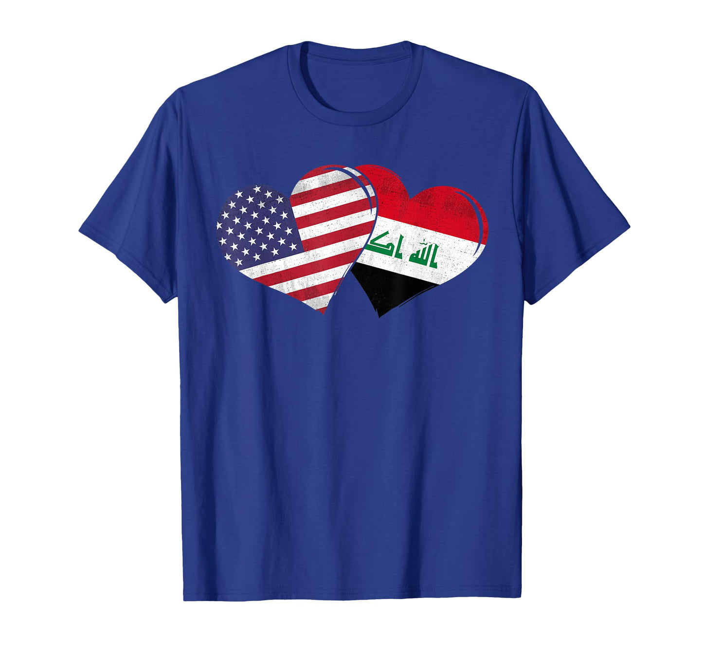 Vintage Iraq - American Flag Heart For Iraqi T-Shirt