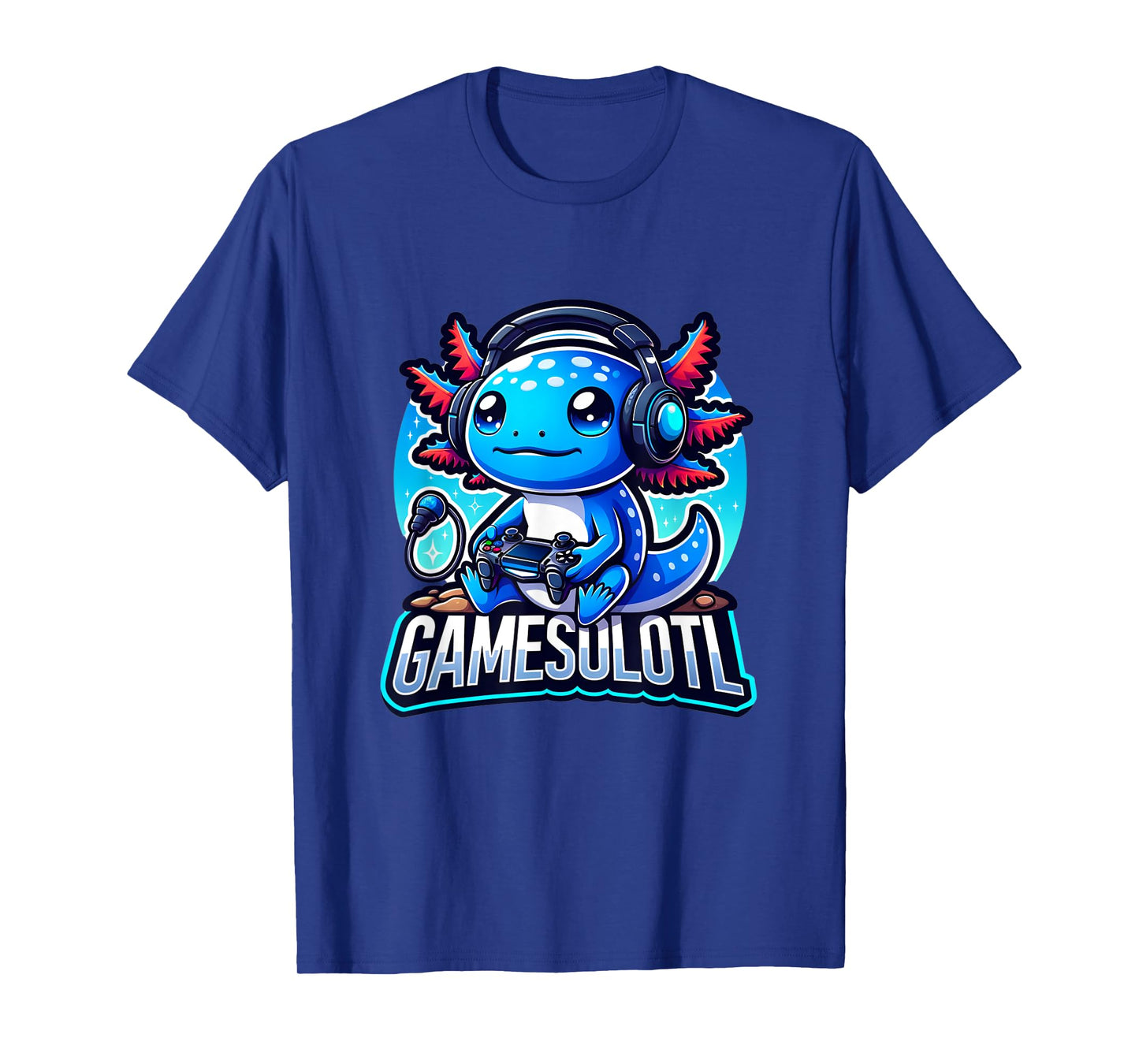 Gamesolotl Axolotl Gamer kawaii Anime kids T-Shirt