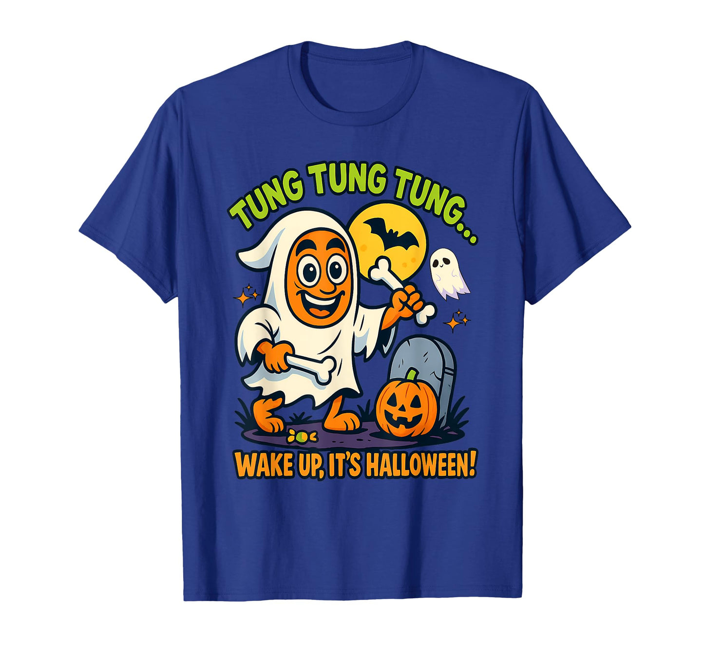 Tung Tung Tung Sahur Halloween costume Italian Brainrot Kid T-Shirt