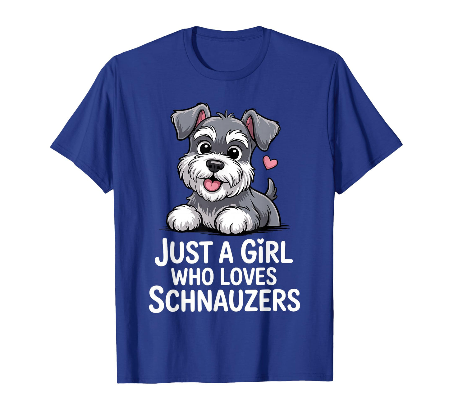 Best Schnauzer Art for Women Girls Kids Mini Schnauzer Lover T-Shirt
