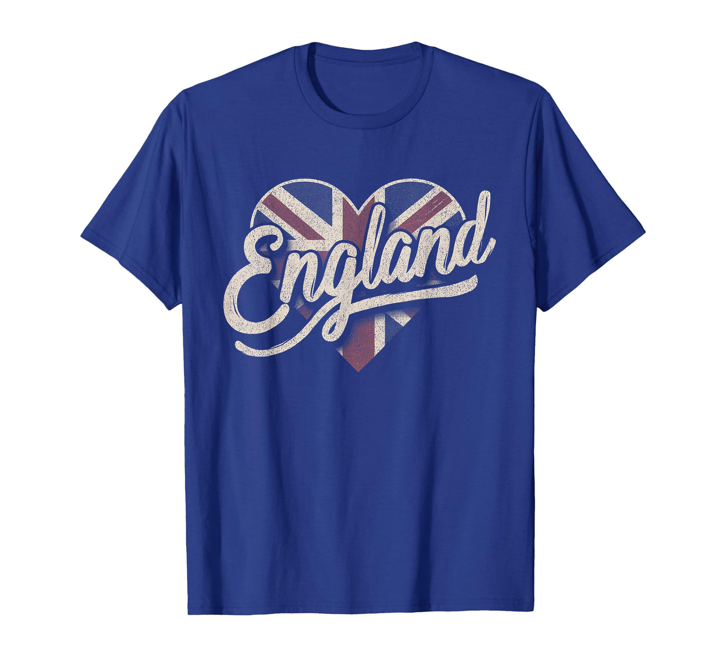 UK England Union Jack - Heart Vintage Love Women Mom - Flag T-Shirt