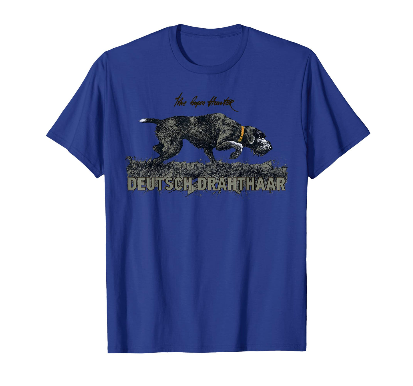 T shirt Deutsch Drahthaar. The born Hunter. T-Shirt