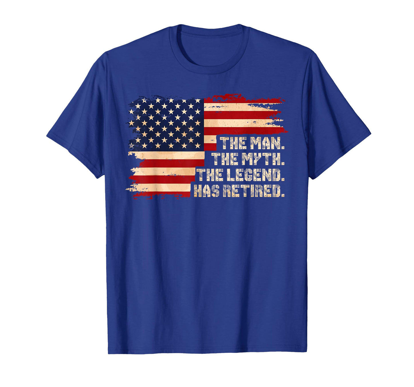Retirement The Legend Has Retired American Flag For Men Male T-Shirt