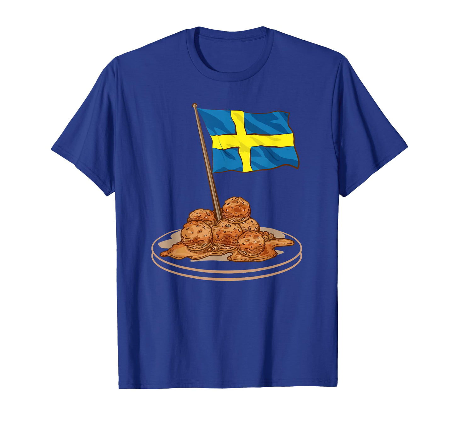 Swedish Meatballs Sweden Europe Travel T-Shirt