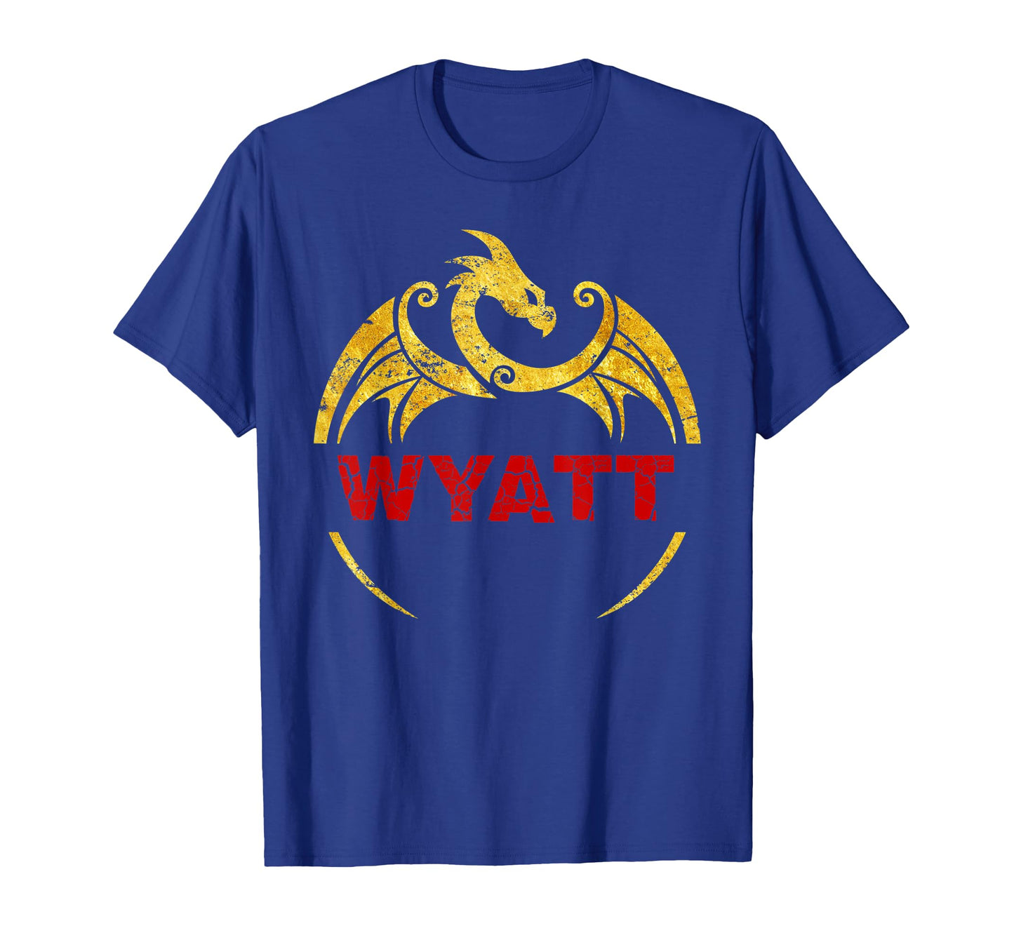 Wyatt Name Shirt Dragon Personalized Birthday Gift