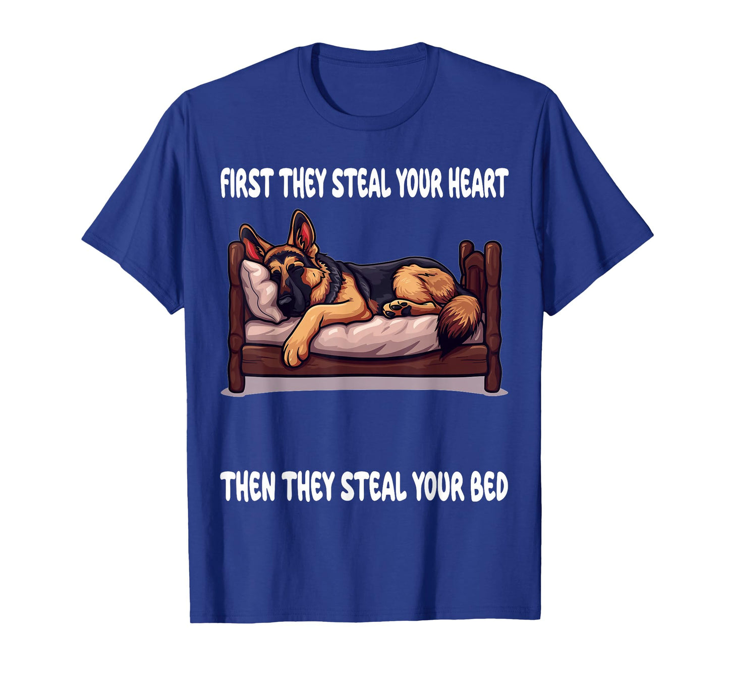 German Shepherd Sleeping Pajamas Nightgown T-Shirt