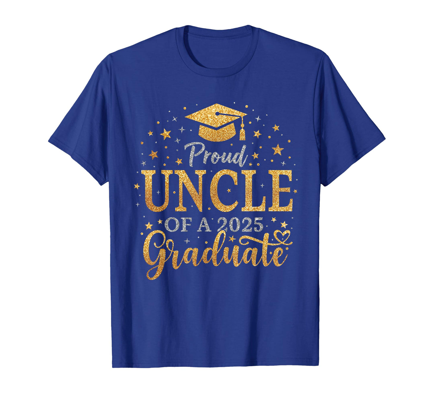 Funny Senior Proud Uncle of a Class of 2025 Graduate T-Shirt