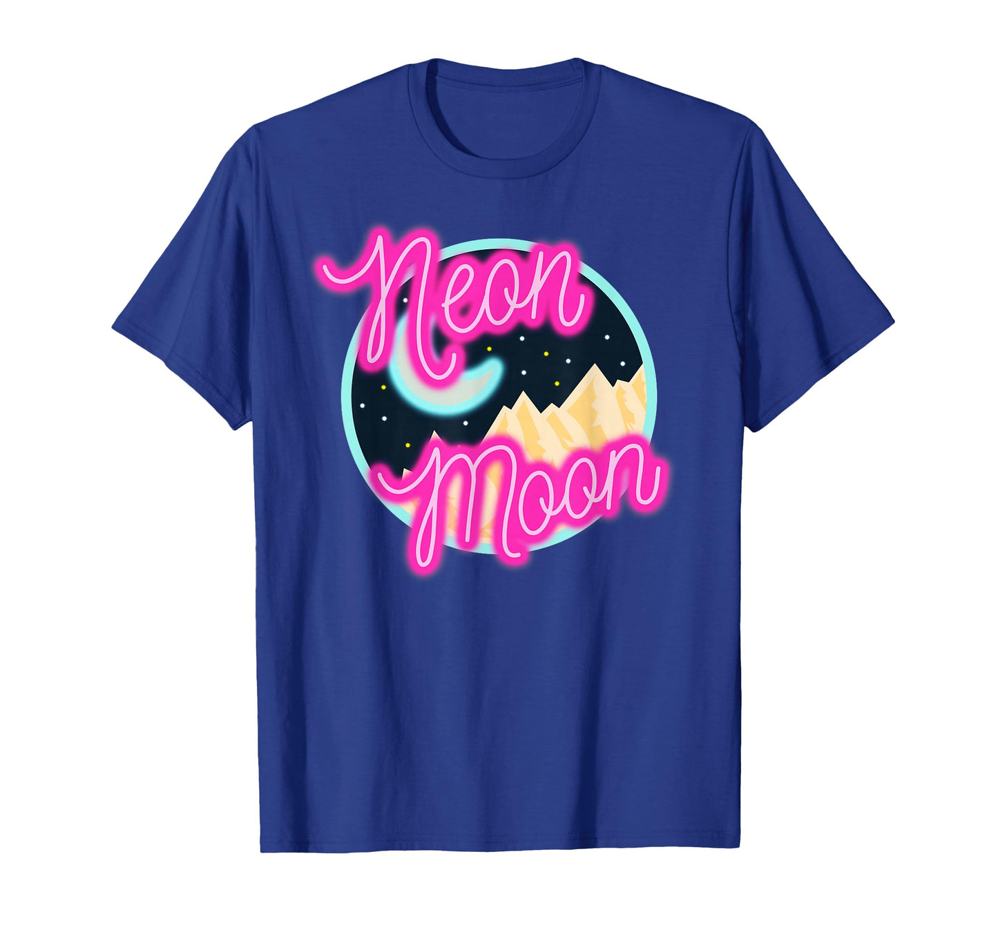 Neon Moon Shirt Retro Western 80s 90s Country Tee T-Shirt