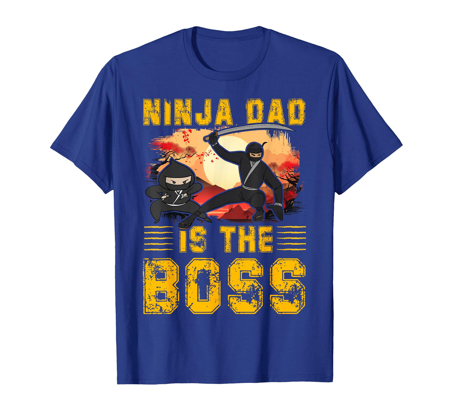 Ninja Dad is the Boss Father’s Day Love Papa Father Men T-Shirt