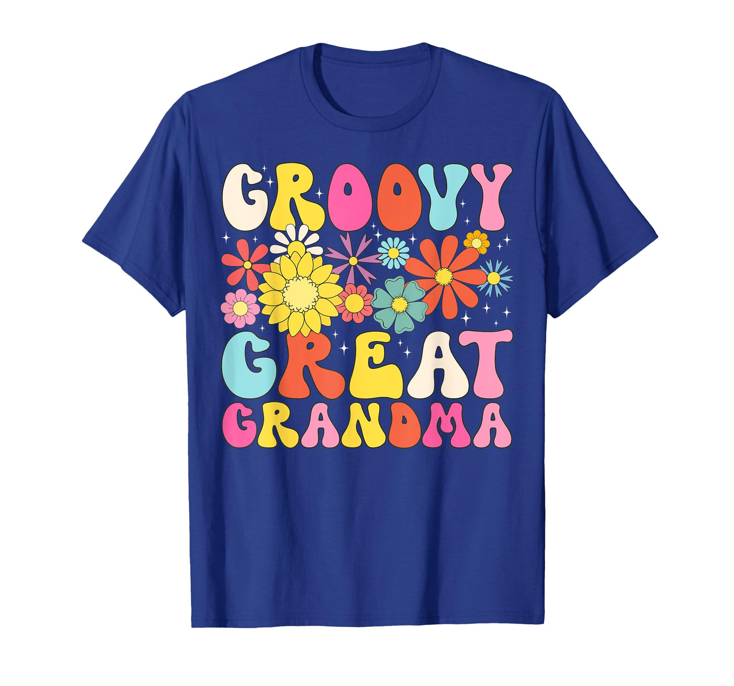 Groovy Great Grandma Retro Matching Family Baby Shower T-Shirt