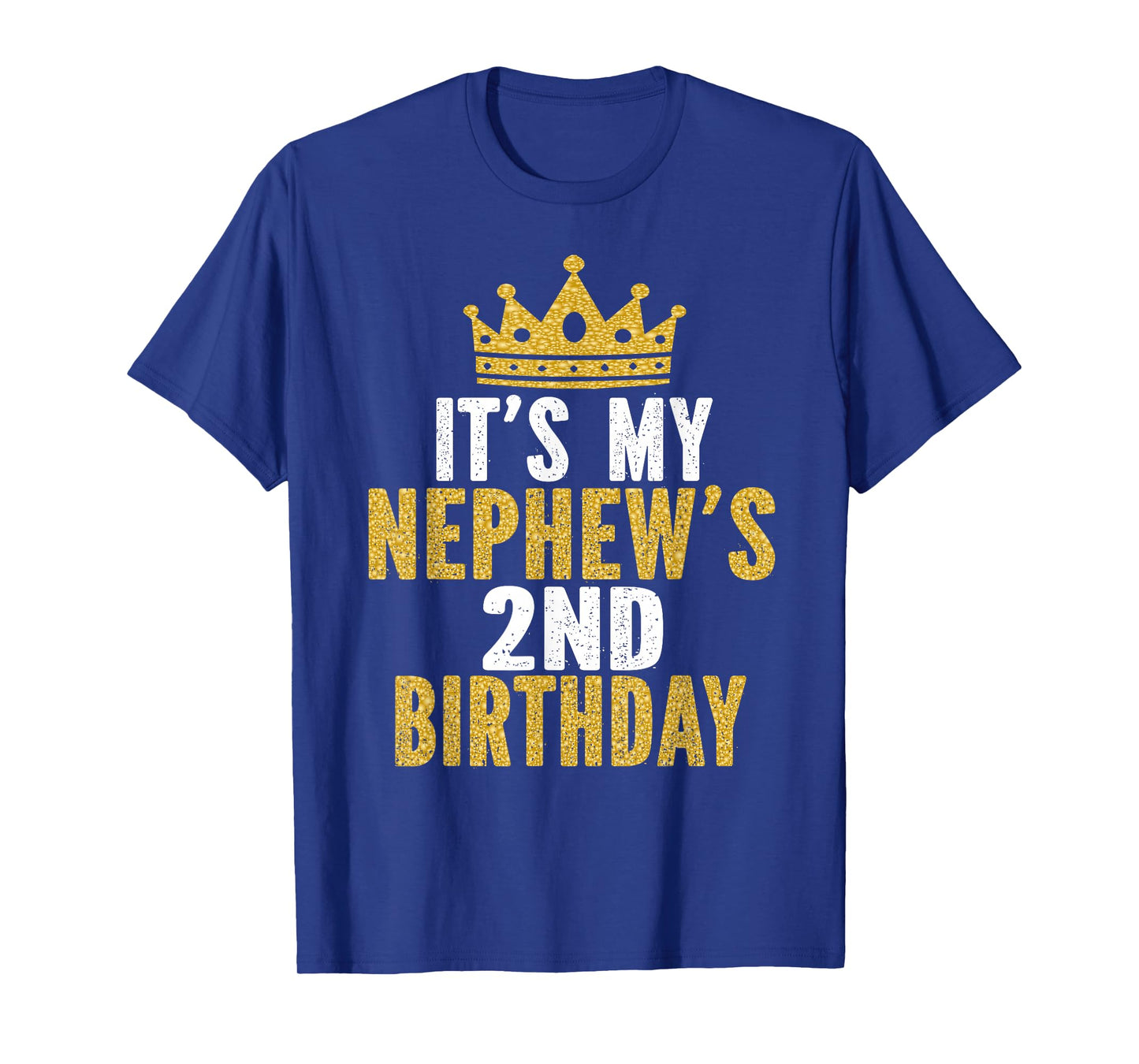 It's My Nephew's 2nd Birthday 2 Years Old Family Matching T-Shirt