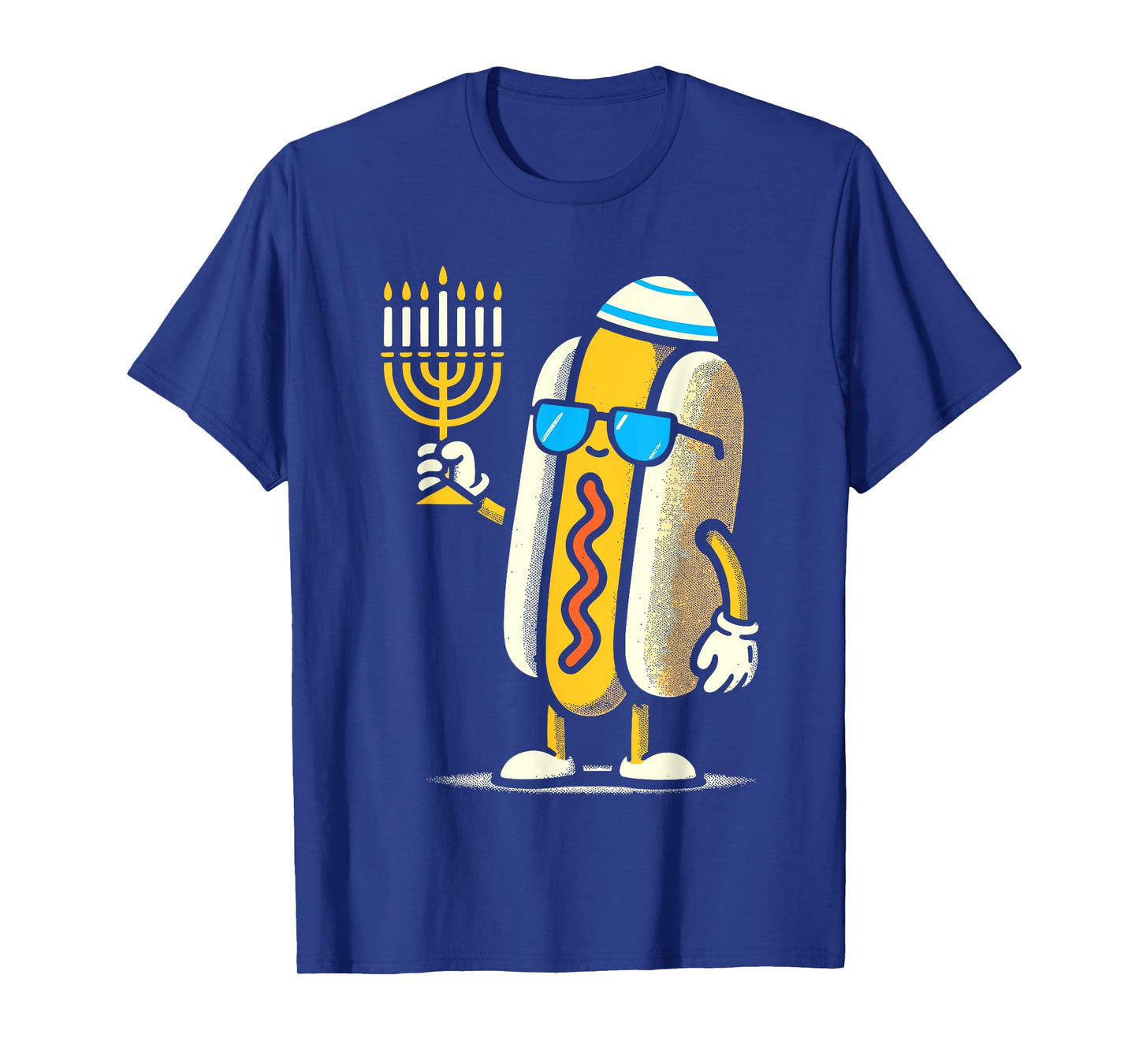 Jewish Hotdog Funny Hanukkah Pajamas Chanukah PJs T-Shirt