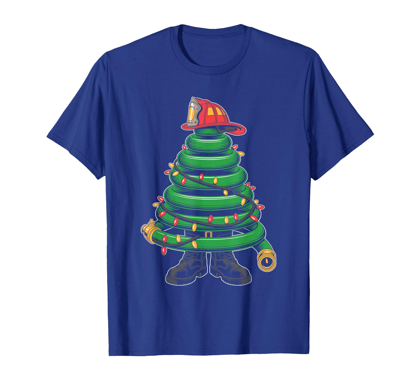 Funny Christmas Tree for Firefighter T-Shirt