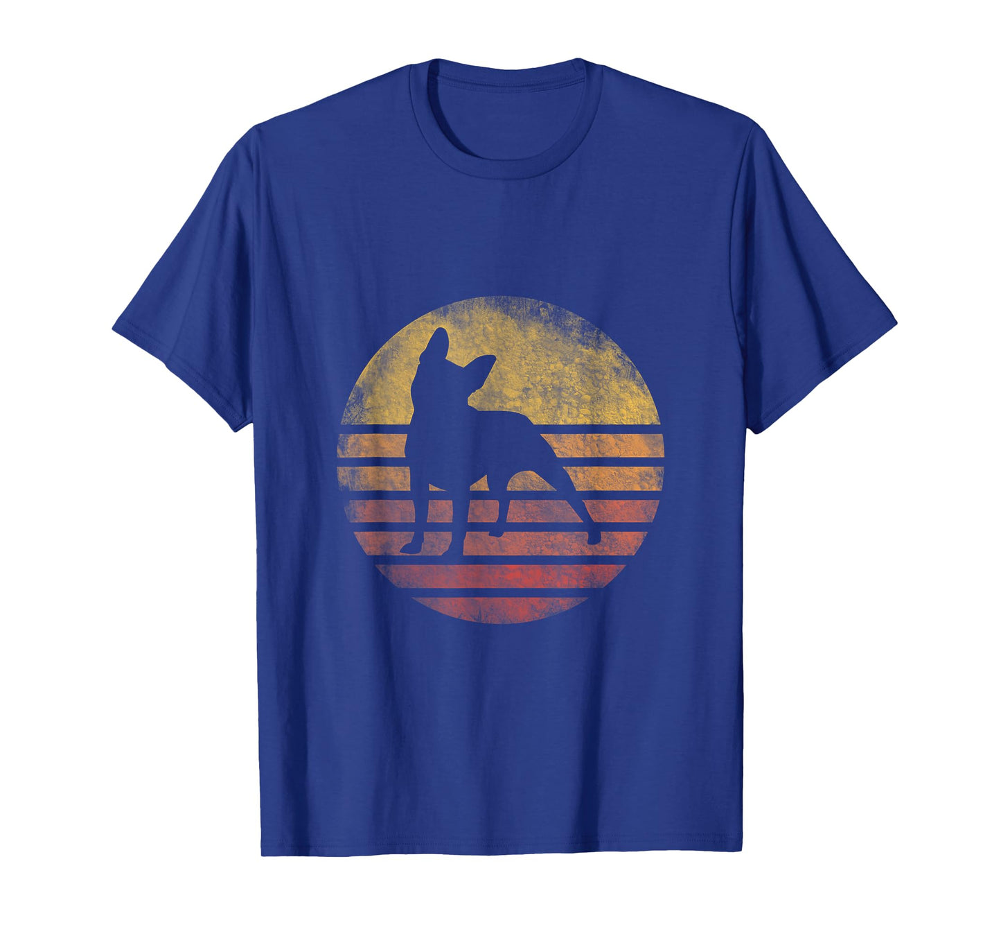 Retro Vintage Boston Terrier Dog Shirt 70s Silhouette Breed T-Shirt