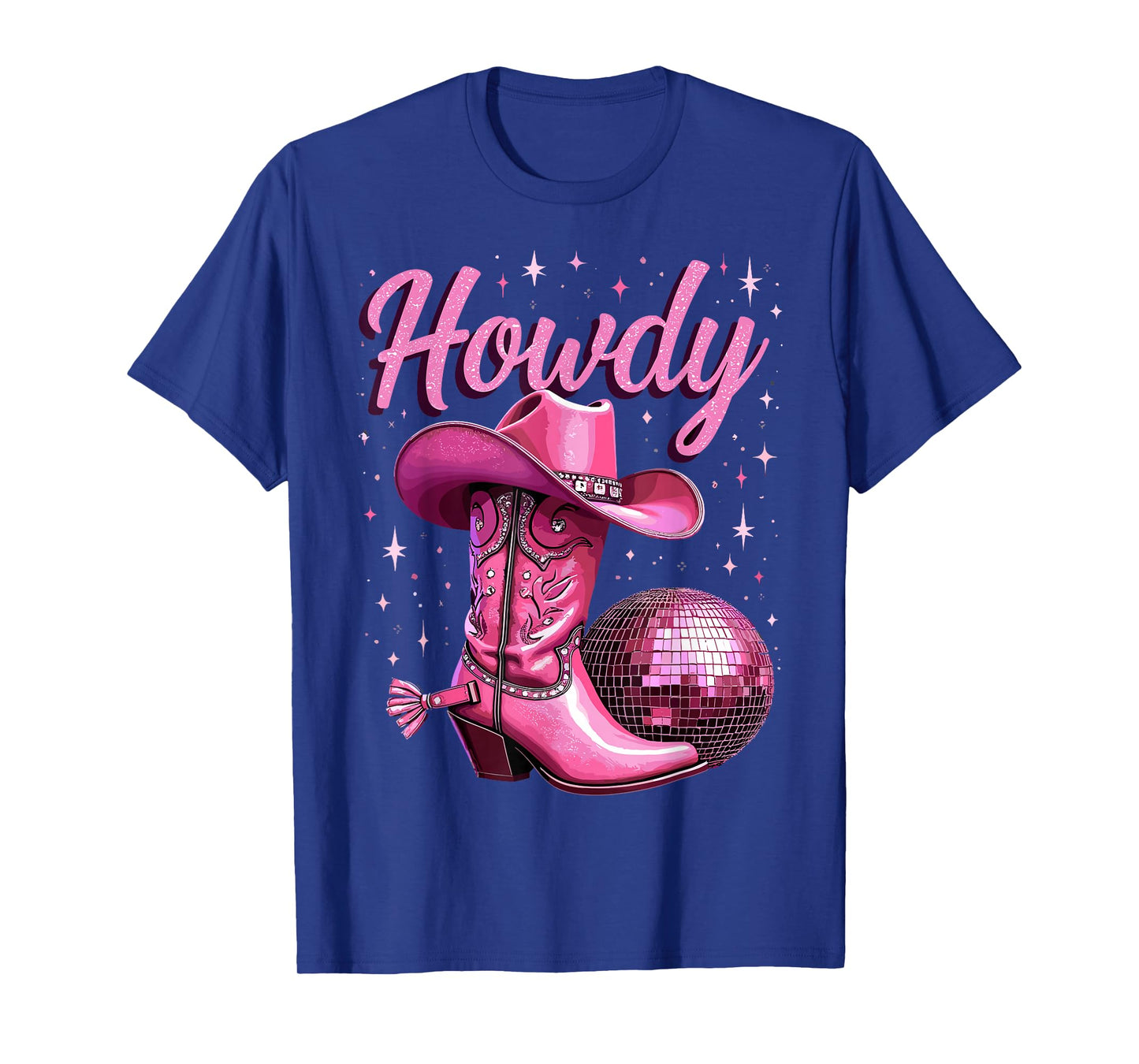 Howdy Cowgirl Boot Hat Western Rodeo T-Shirt