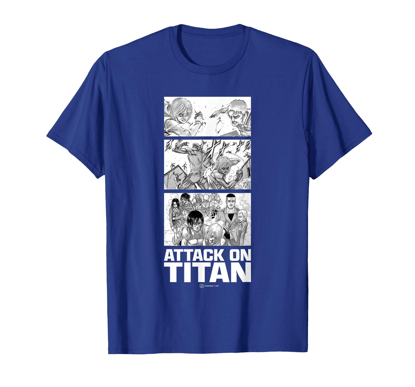 Attack on Titan Annie Leonhart VS Reiner Braun Stack Manga T-Shirt