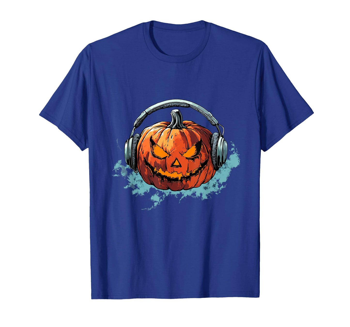 Groovy Pumpkin in Headphones for a Halloween Jam T-Shirt