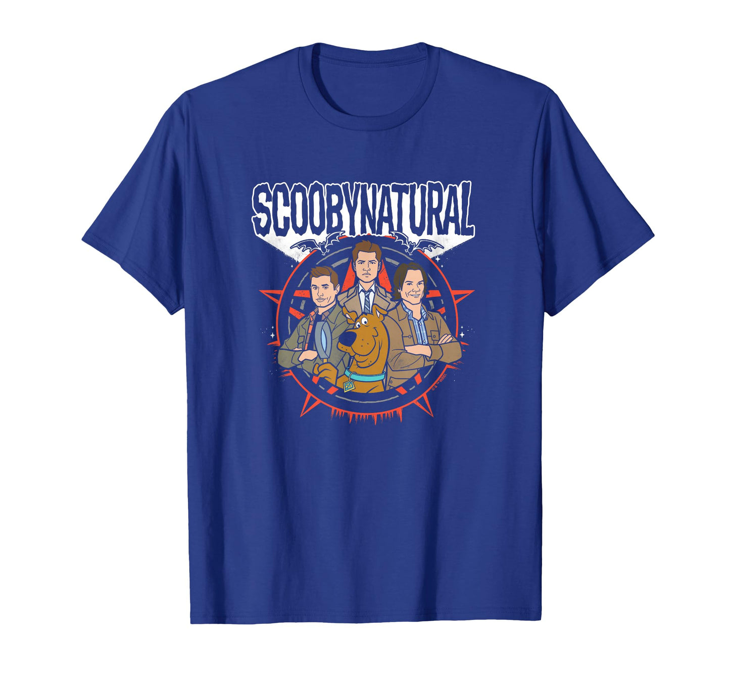 Supernatural T-Shirt - Unisex Adults, Black, S, Short Sleeve, Classic Fit, Cotton, Polyester, Scoobynatural